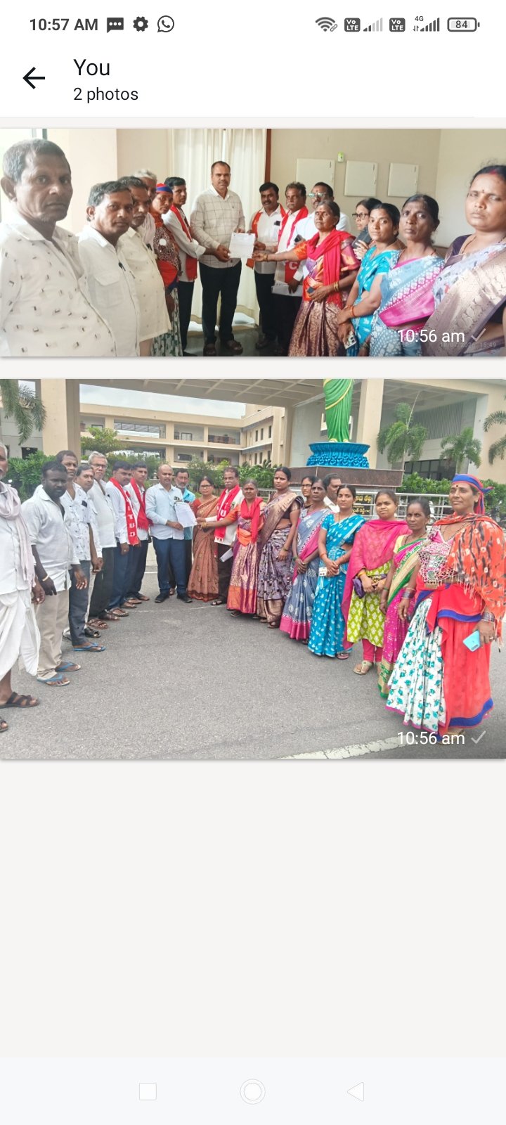 *గుడ్డుకు బదులు అరటిపండు పల్లి పట్టి ,గ్యాస్ నిత్యవసర వస్తువులు ప్రభుత్వమే సప్లై చేయాలని డీఈఓ కు వినతి*  కామారెడ్డి నేటి ప్రభాత దర్శిని. ప్రతినిధి.      ఈరోజు ఏఐటీయూసీ  కలెక్టర్ కార్యాలయం ముందు మధ్యాహ్న భోజన కార్మికుల సంఘం ఆధ్వర్యంలో ధర్నా నిర్వహించడం జరి