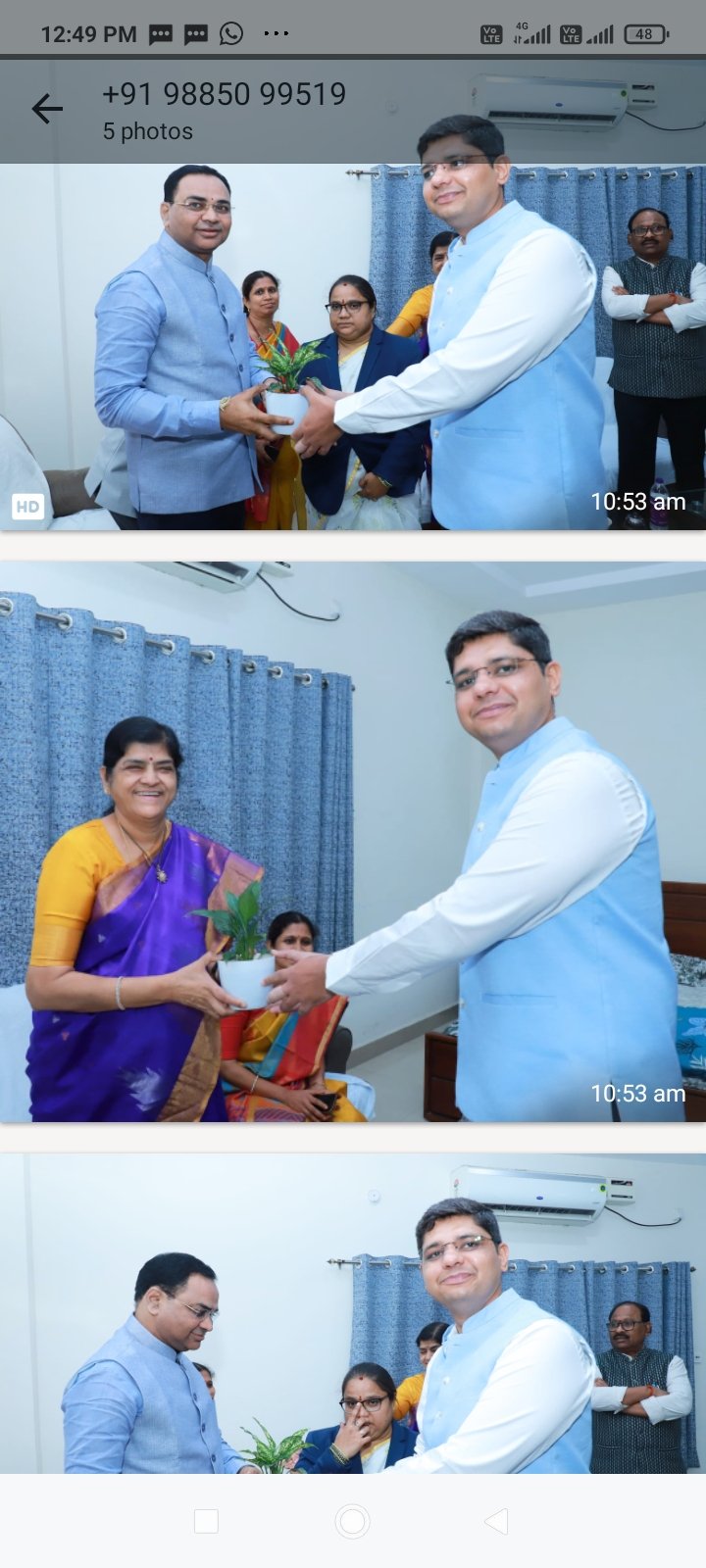 : కామారెడ్డి తేదీ: 25-07-2026 హైకోర్టు న్యాయమూర్తులకు జిల్లా కలెక్టర్ ఆశిష్ సంగ్వాన్ స్వాగతం కామారెడ్డి, నిజామాబాద్ జిల్లాల్లో రెండు రోజుల పర్యటనకు విచ్చేసిన తెలంగాణ హైకోర్టు న్యాయమూర్తులకు జిల్లా కలెక్టర్ ఆశిష్ సంగ్వాన్ శనివారం జిల్లా కేంద్రంలో ఘనంగా స్వ